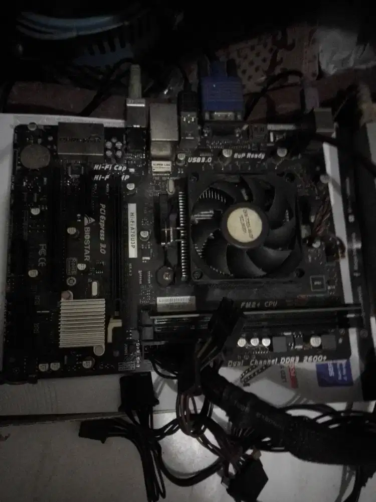 Mainboard Processor A6 6400k RAM 8GB Gaming dan Design Graphis