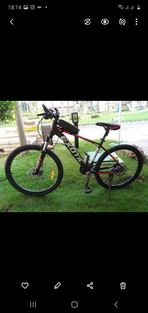 Sepeda MTB Exotic second like new 9speed