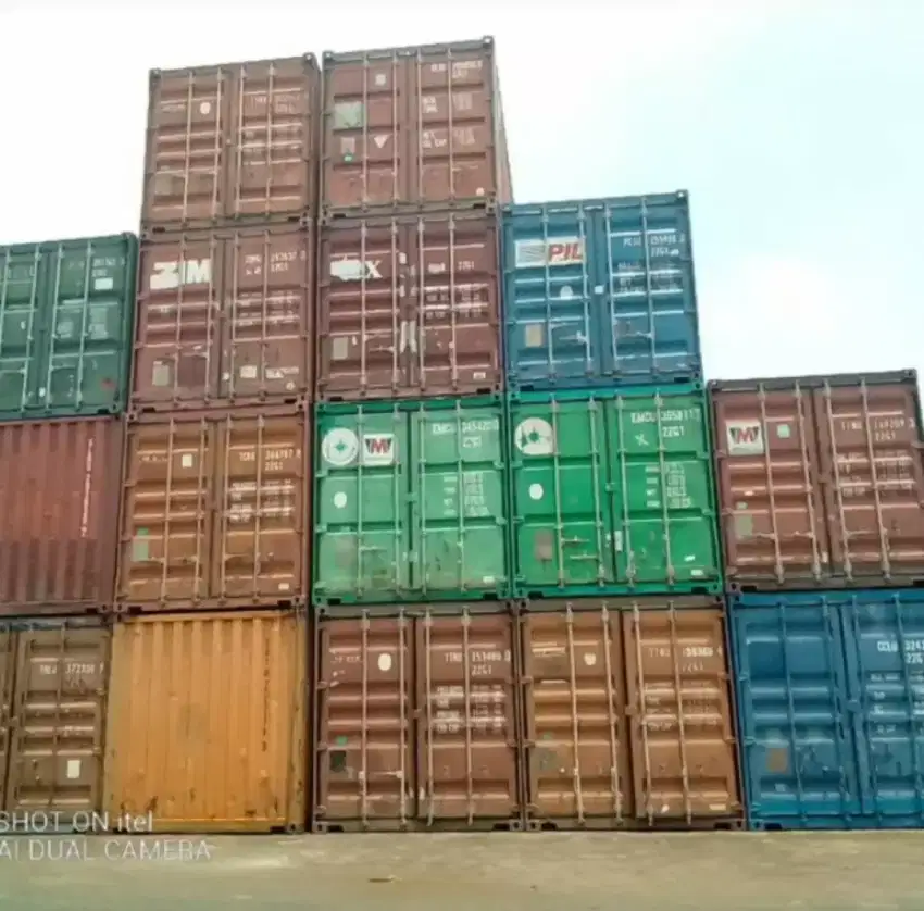 Jual Container Dry 20'ft, 40'ft Std, 40HC 70-80%.
