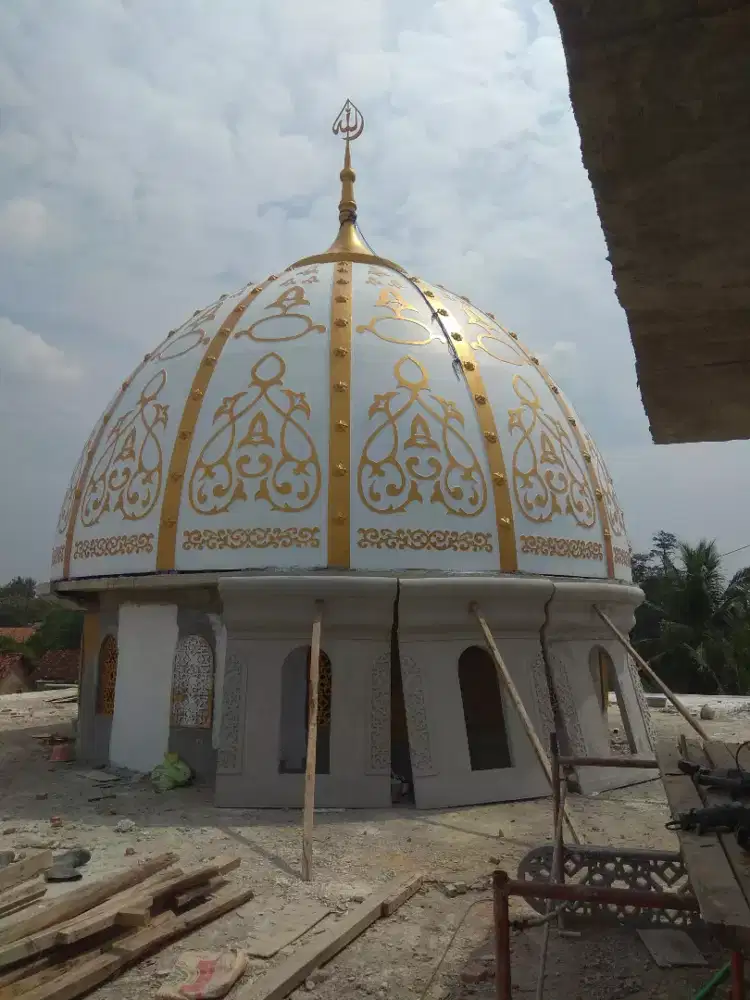 Kubah grc dan kerawangan