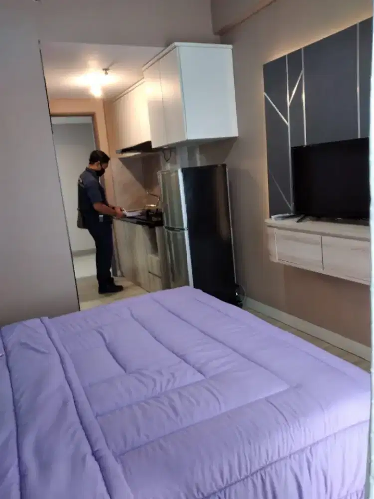 Dijual apartemen unit studio full furnish emerald bintaro