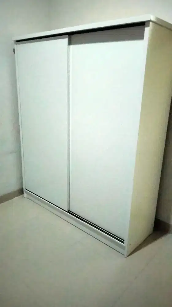 Lemari pakaian pintu 2 sleding dor custom