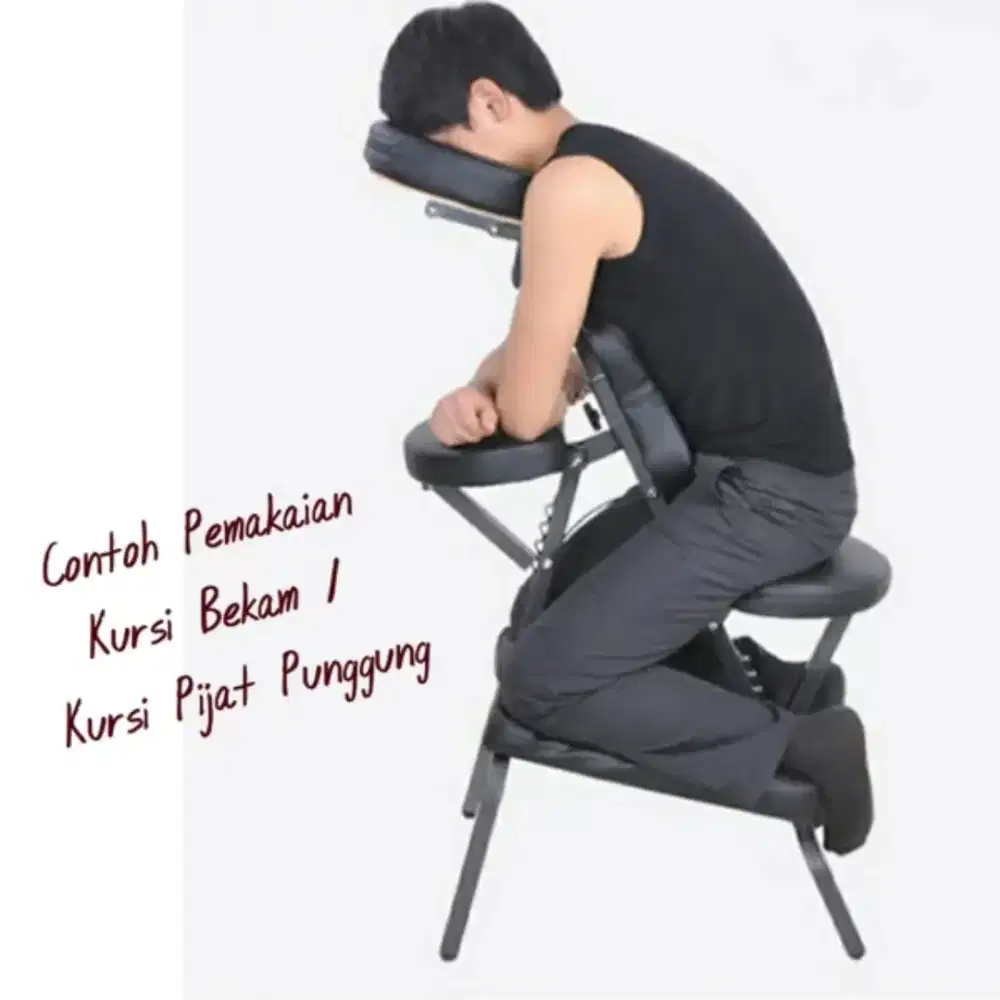Kursi bekam pijat punggung dan salon serbaguna