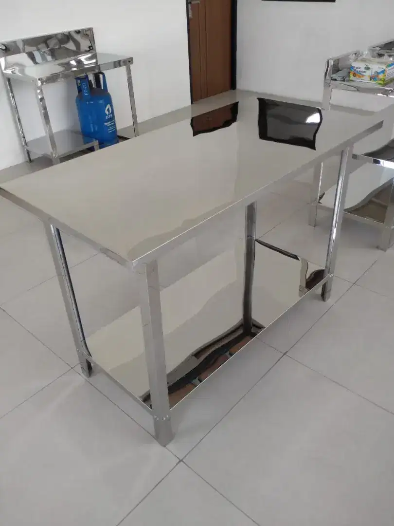 MEJA DAPUR atau MEJA KERJA STAINLESS STELL