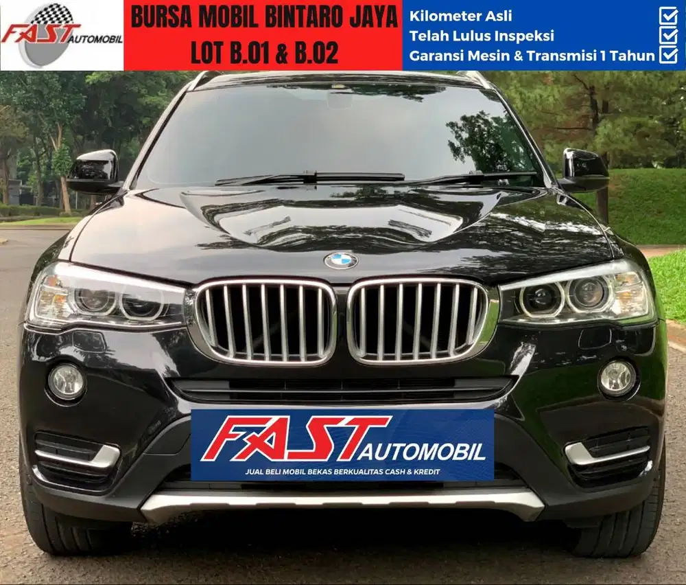 DP 35JT BMW X3 2017 XLINE MILES.43RB & PAJAK PANJANG #F3ST - Mobil ...