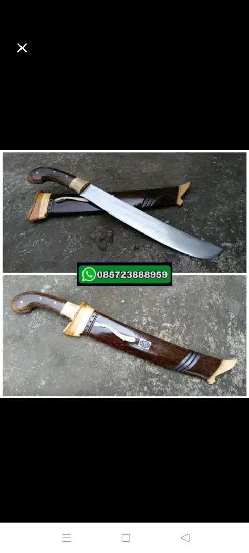 Golok Cd tebas bahan per