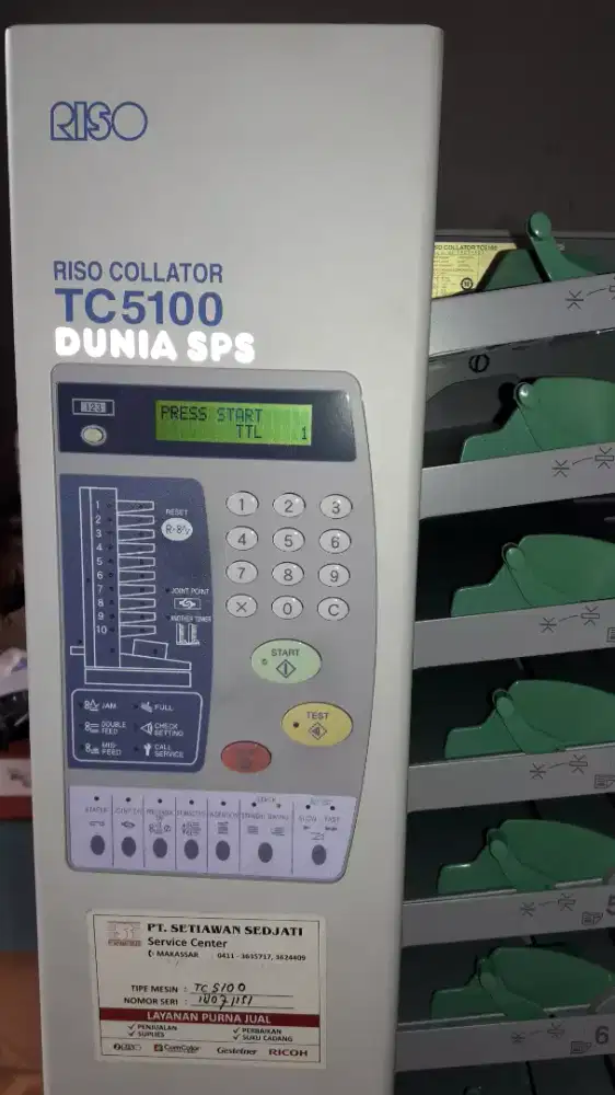 Riso Tc-5100 Collator