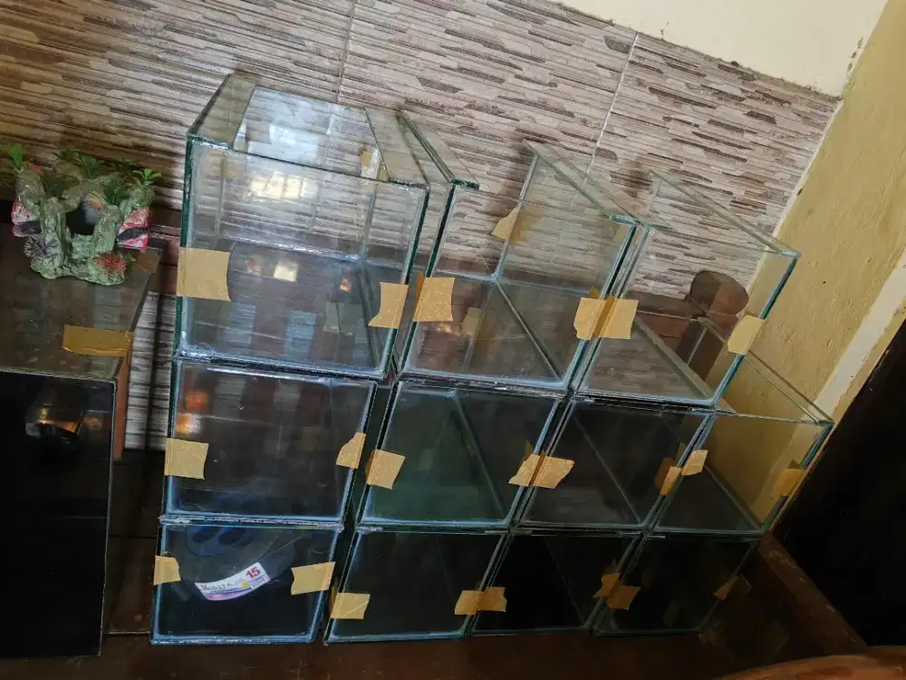 Aquarium 30×20×20 kaca 5mili