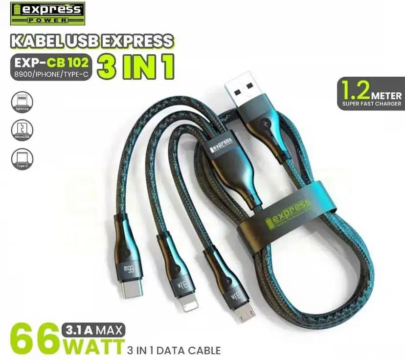 Kabel data express 3in1