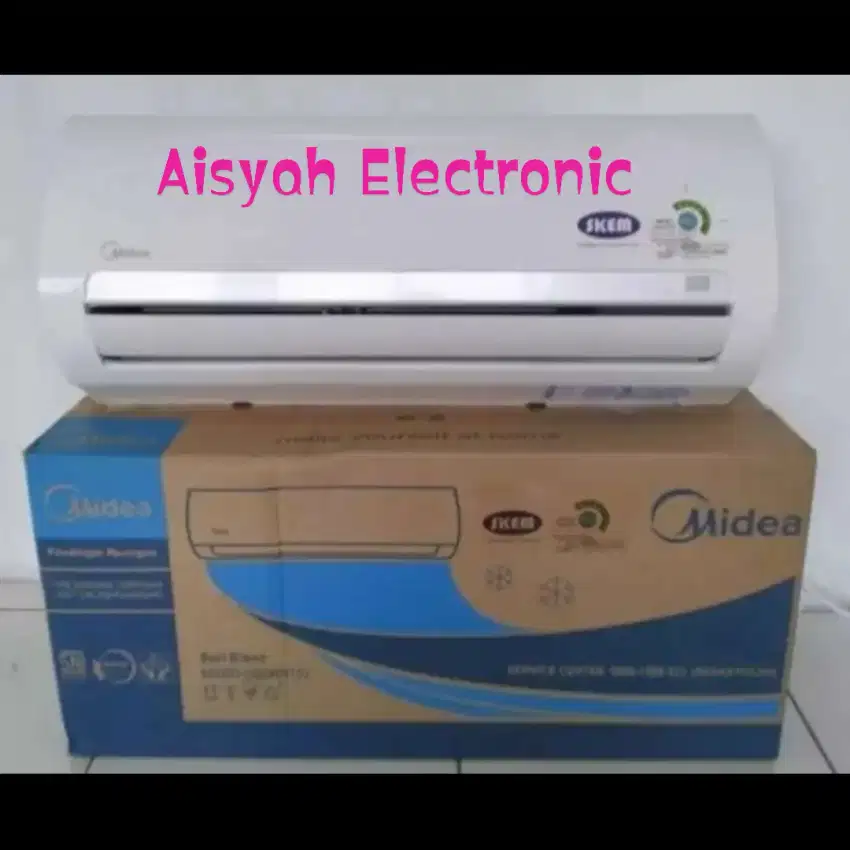 PROMO AC MIDEA 1/2 PK LOW WATT 335 WATT GARANSI 10 TAHUN
