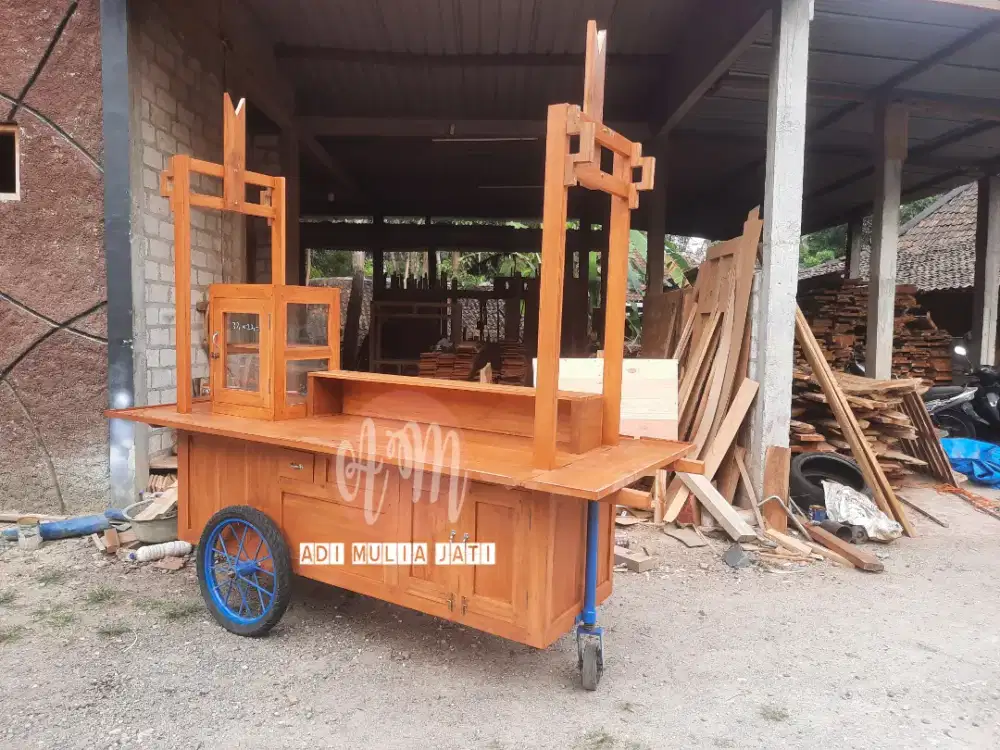 Gerobak bakmi jawa, angkringan, mi ayam bakso