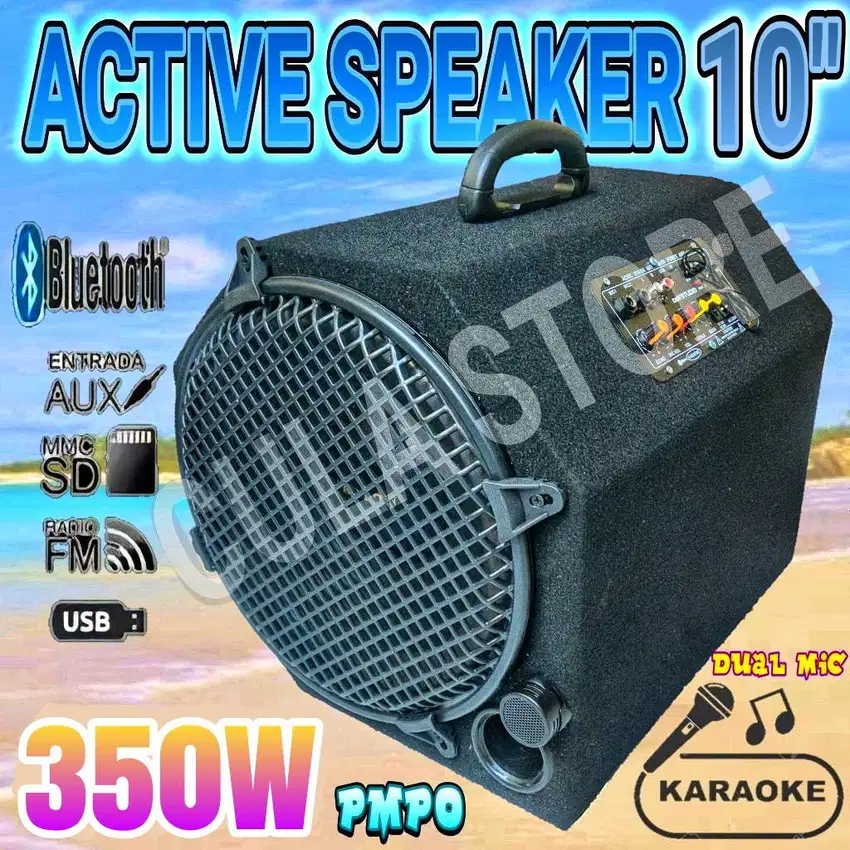 Speaker aktif 10 inch Bluetooth Karaokeke