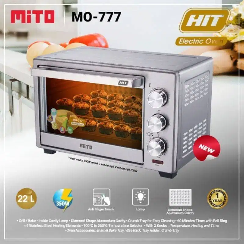 Oven Mito Panggang Grill 22 Liter MO-777