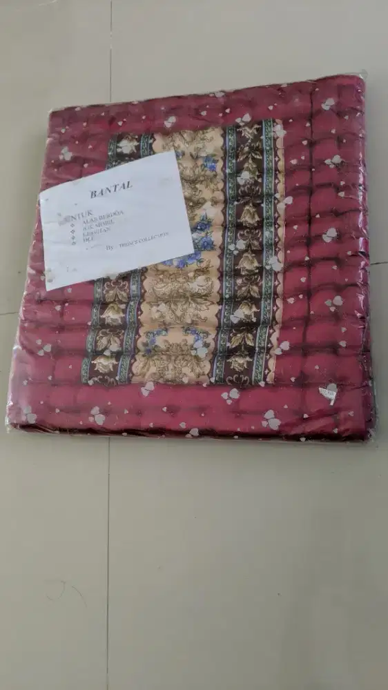 Alas lesehan  (100 utk 2 bantal)