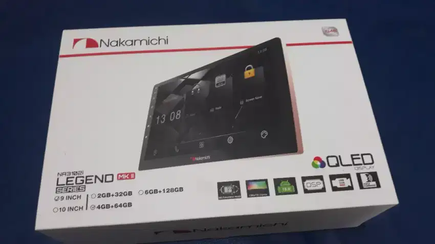 ANDROID NAKAMICHI Q LED 9 INCH RAM 4/64 + PASANG