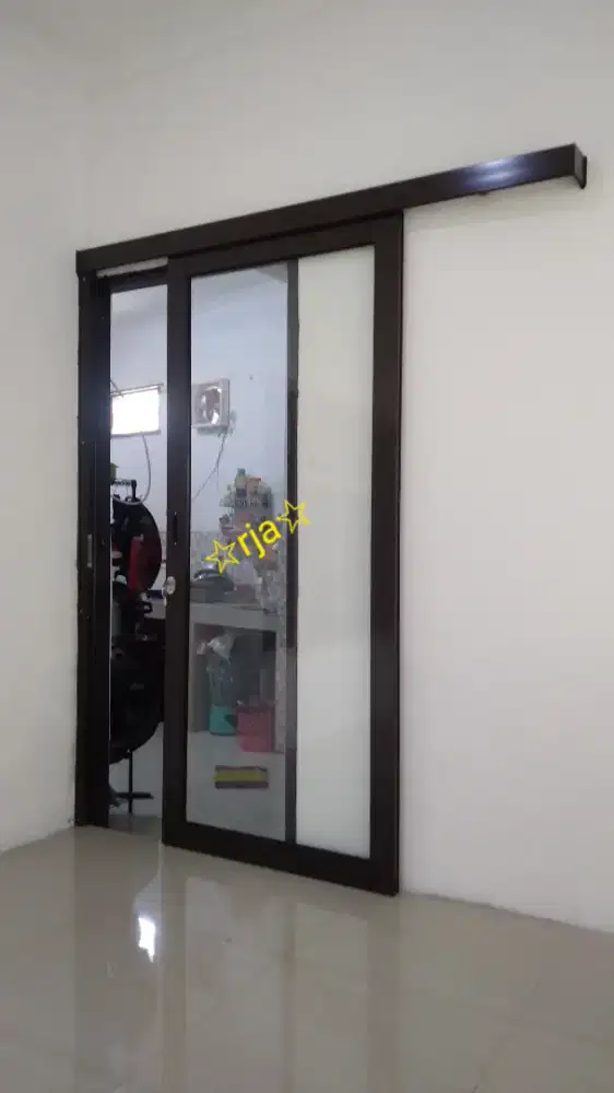 PINTU KACA GESER/SLIDING ALUMINIUM