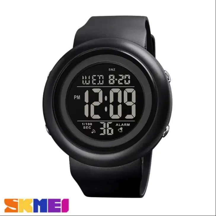 Jam tangan digital skmei original simpel cowok bagus ab1786 warna hita