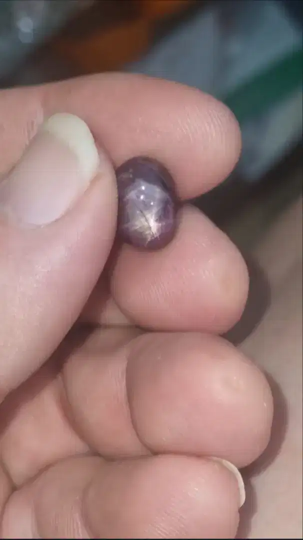 Batu Natural Ruby Star