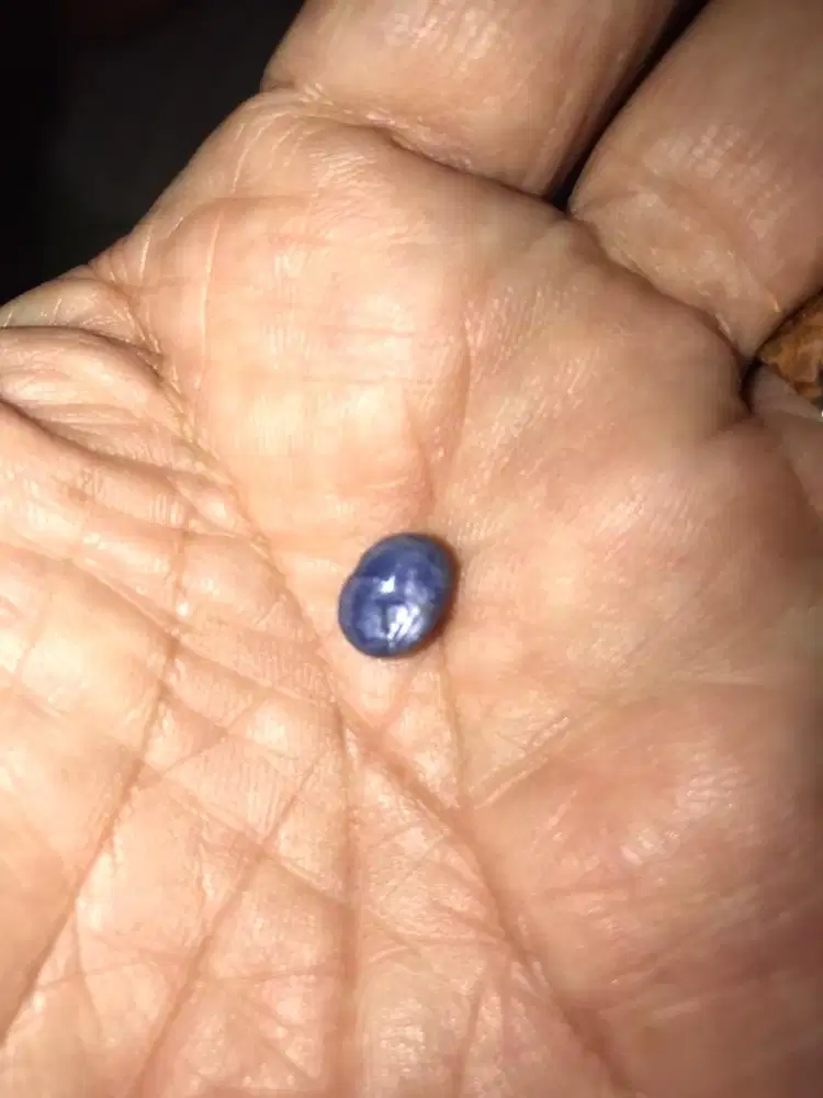Natural Blue Sapphire Star caylon