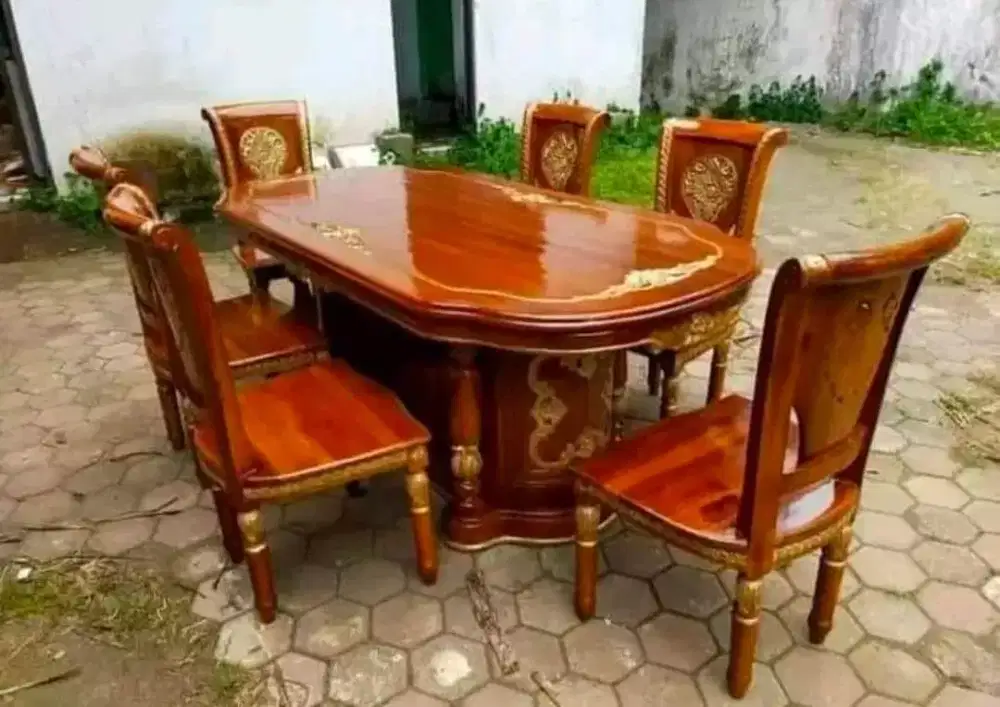 Meja Makan Rahwana 6kursi (JATI)