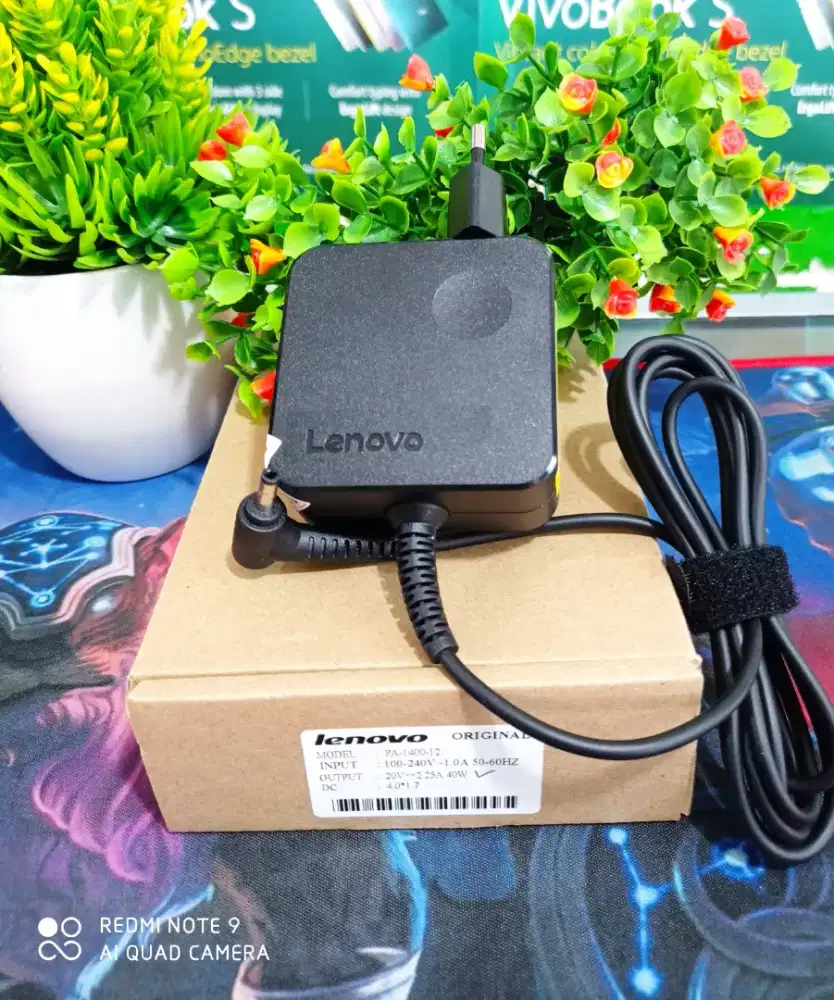 Adaptor Lenovo 20V 2.25A Square  40W 4mm x  1.7mm. mediaLand