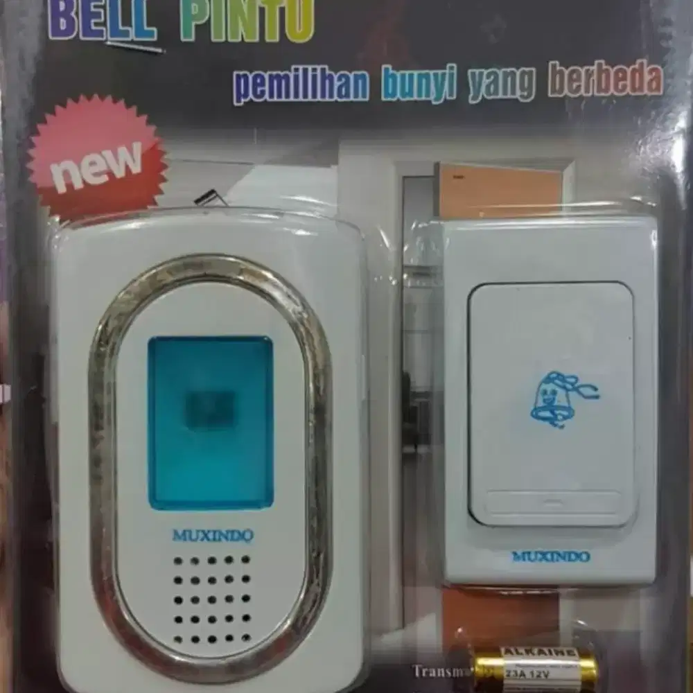 Bel bell pintu wireless baterai rumah tangga door