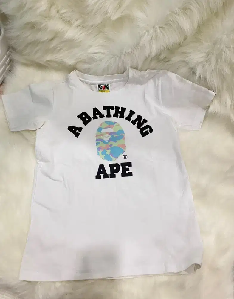 Kaos bathing ape BAPE women tshirt