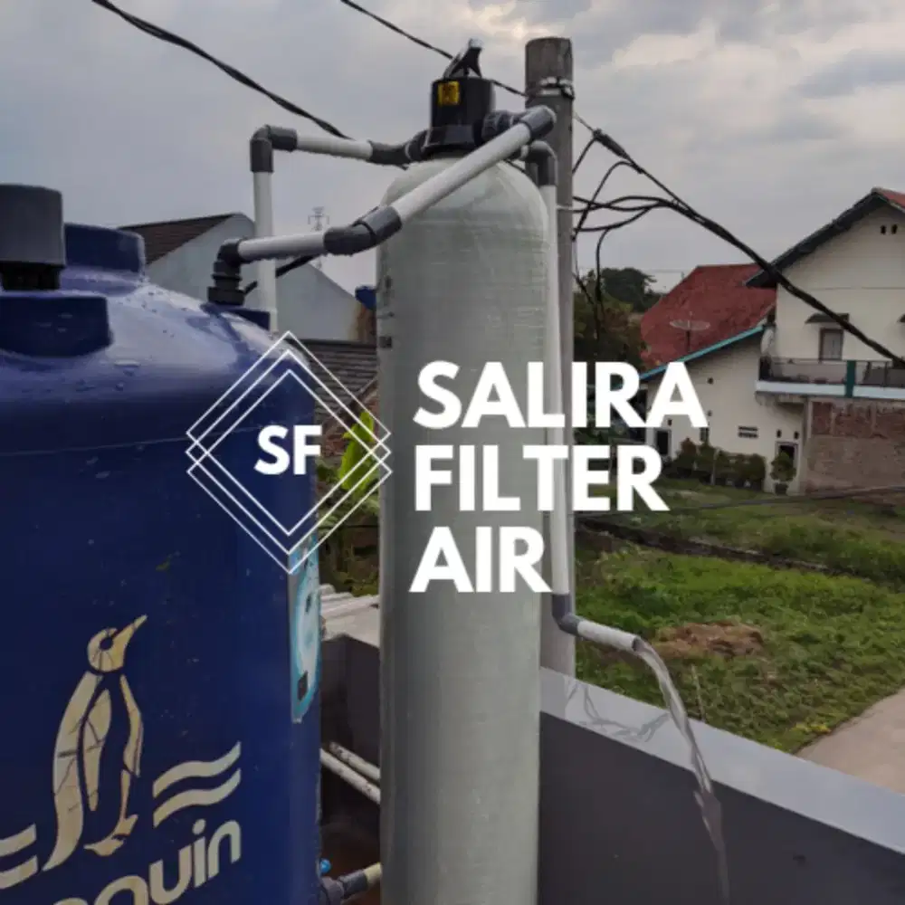 Filter air fiber 10 inch 154 cm saringan air kuning