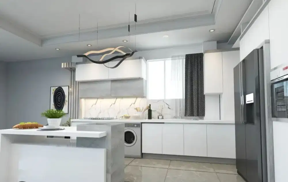 PROMO TERMURAH!! - KITCHEN SET, KAMAR SET, BACKDROP TV, LEMARI CUSTOM