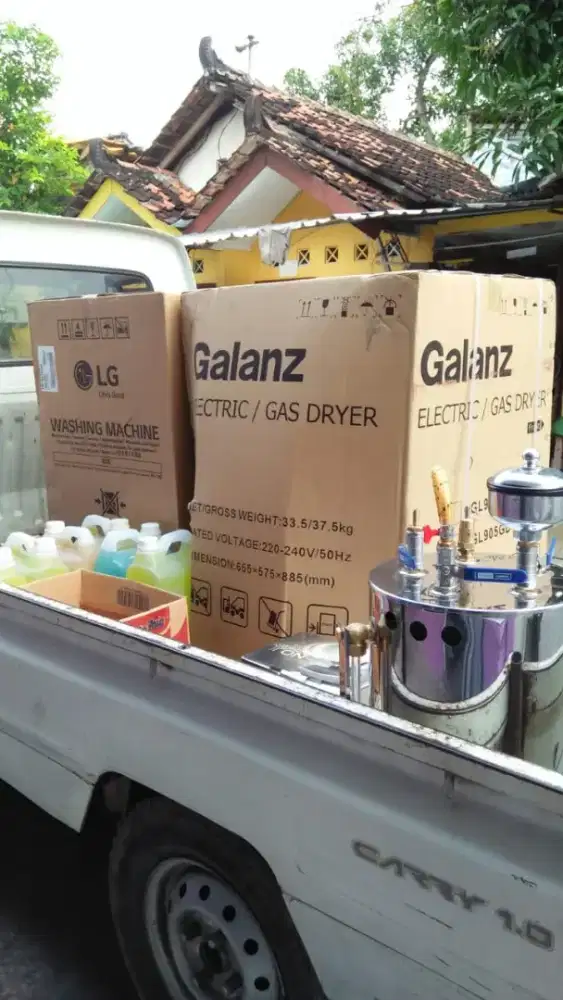 Setrika Uap Laundry Konveksi,Paket Laundry,Mesin Pengering,Meja Uap