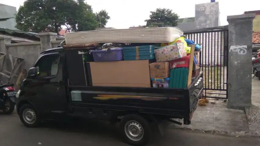 Jasa pindahan rumah kontrakan / jasa sewa mobil pickup losbak