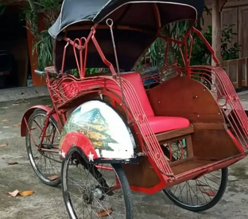 Becak onthel,becak antik,becak lawasan,becak pajangan&koleksi