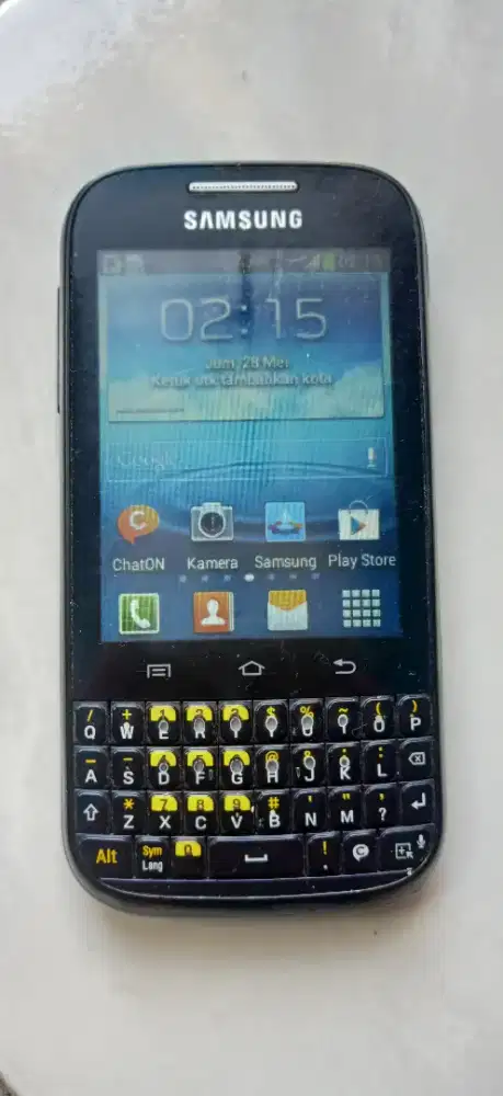 Samsung Galaxy Chat siap pakai