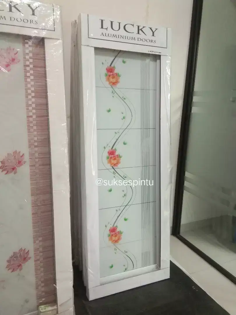 PINTU ALUMINIUM BARU FULL CERMIN Toilet Kamar Mandi Terbaru Mewahmurah