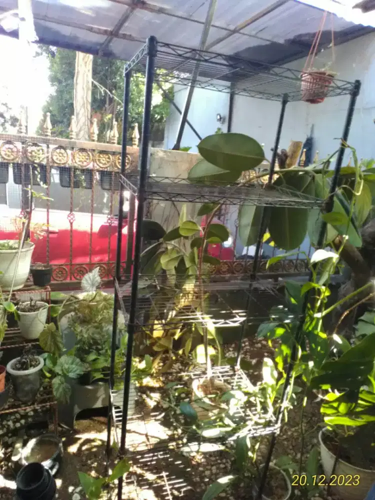 Rak besi serba guna 5 tingkat