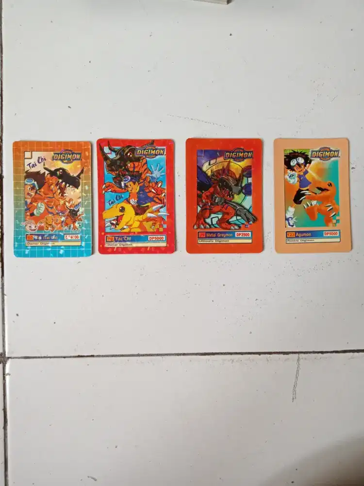 Kartu Hologram DIGIMON Taichi & Agumon