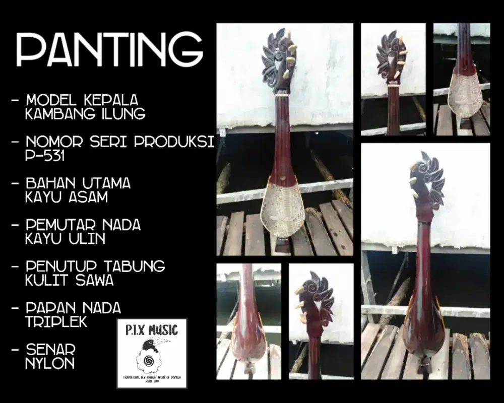 (Panting Alat Musik Tradisional Kalimantan)