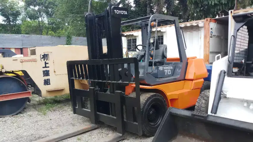 TOYOTA forklift 5FD50 5 ton full orisinil ban double