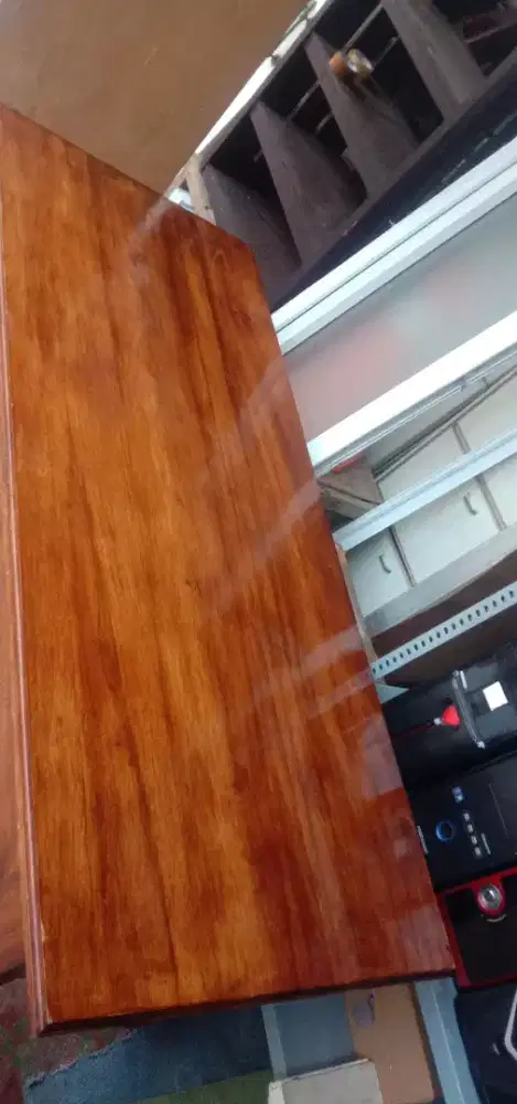 Meja makan jati 77×180×90