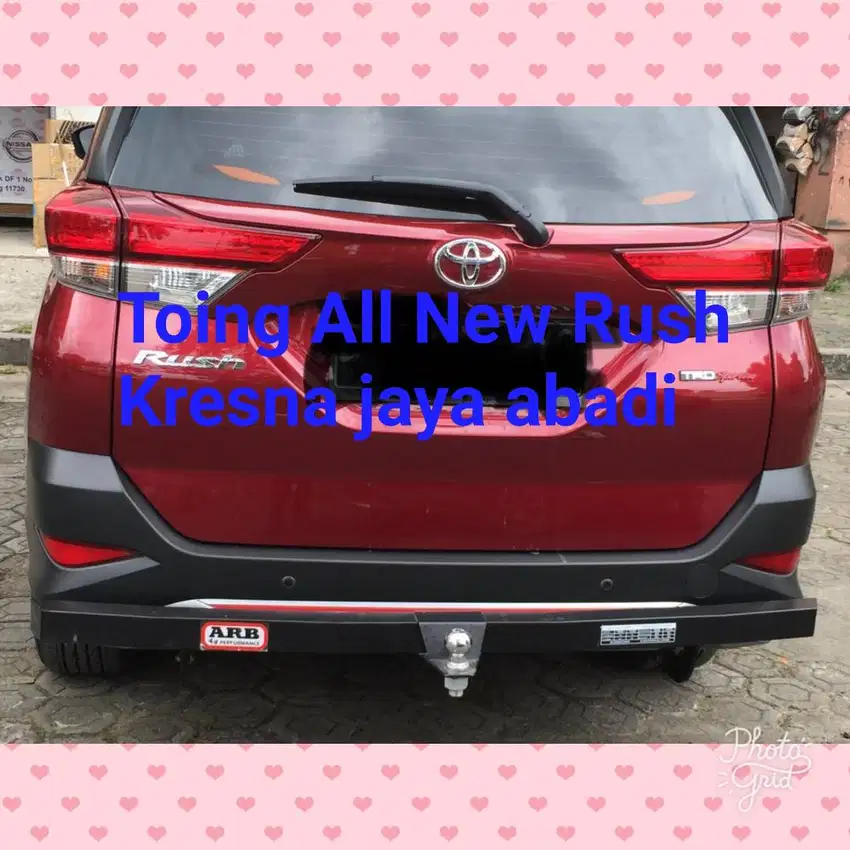 Paket Tanduk Depan + Towing Belakang All new Rush