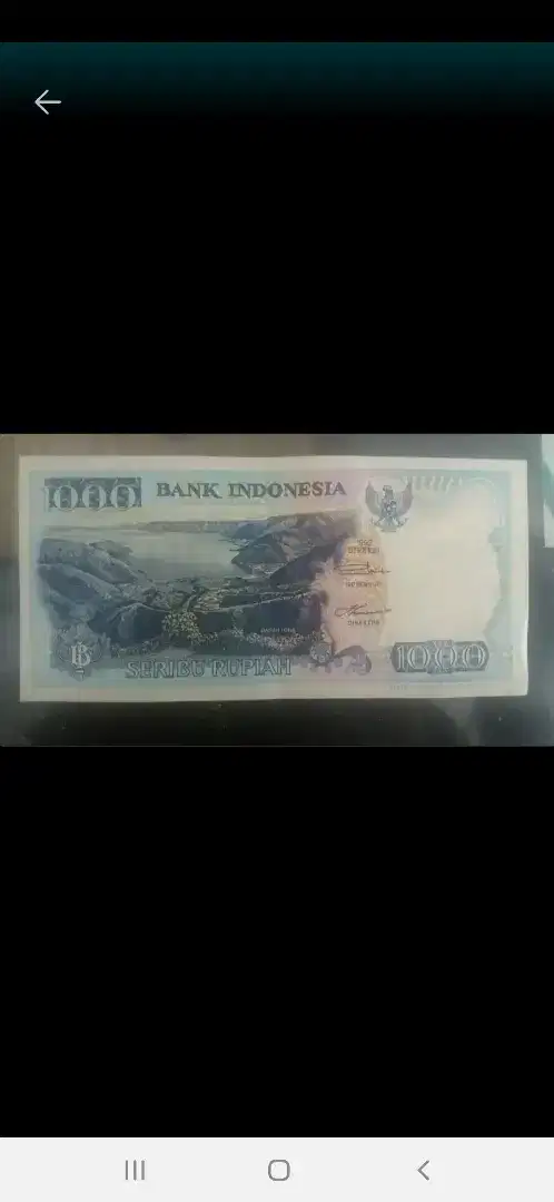 Uang Rp 1000 tahun 1992