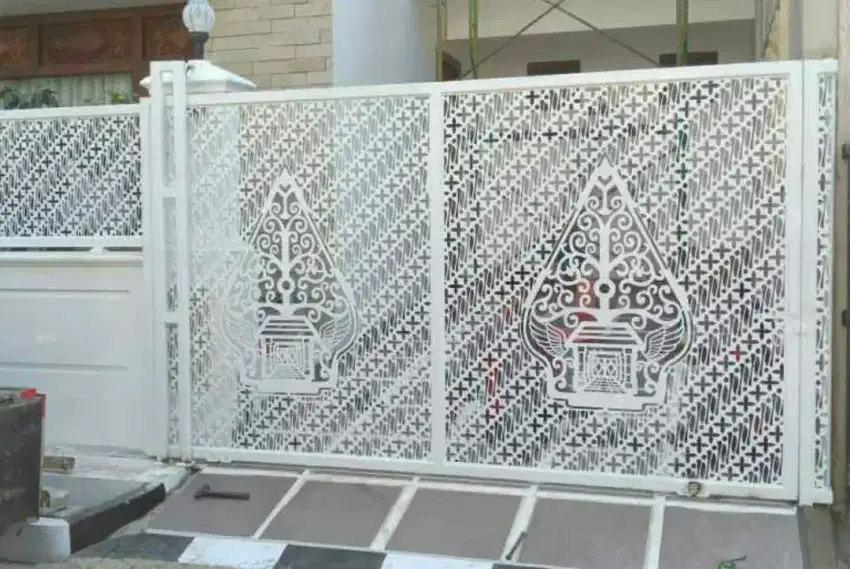 Termurah : Spesialis Pintu Pagar Partisi Laser Cutting Metal