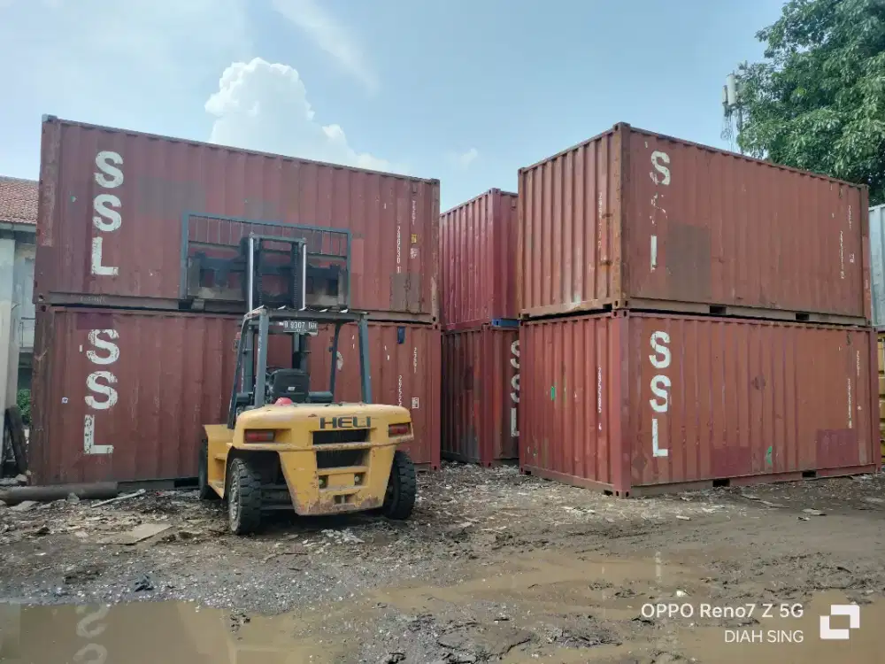 CONTAINER SECOND EX IMPORT 70-80% 10FT/20FT/40FT JUAL BELI SEWA