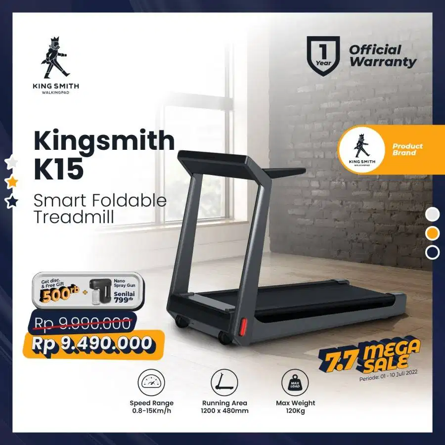 Xiaomi treadmill best sale kingsmith k15