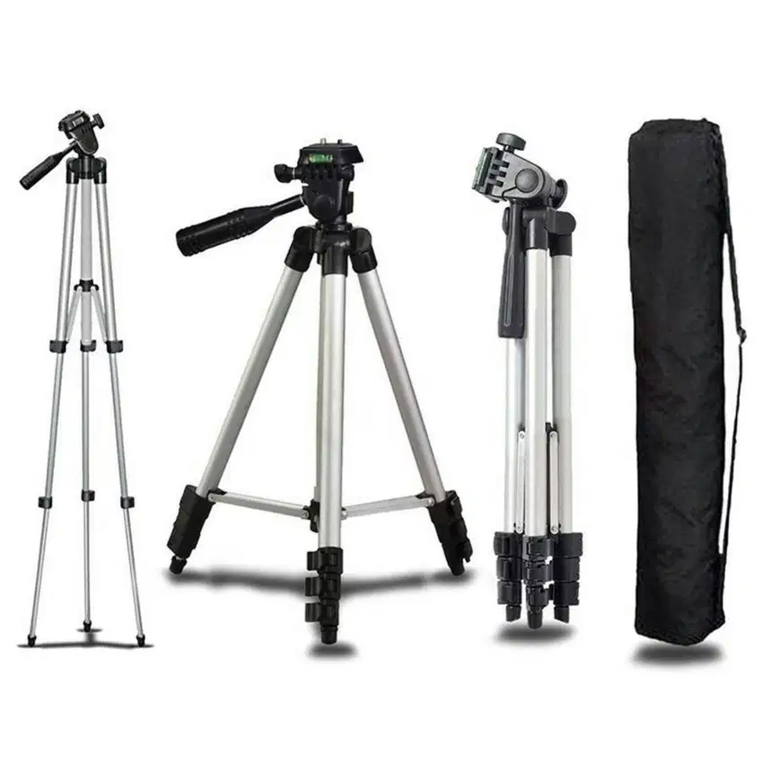 Tripod 3110 Tinggi max 1 meter Free Holder + Tas