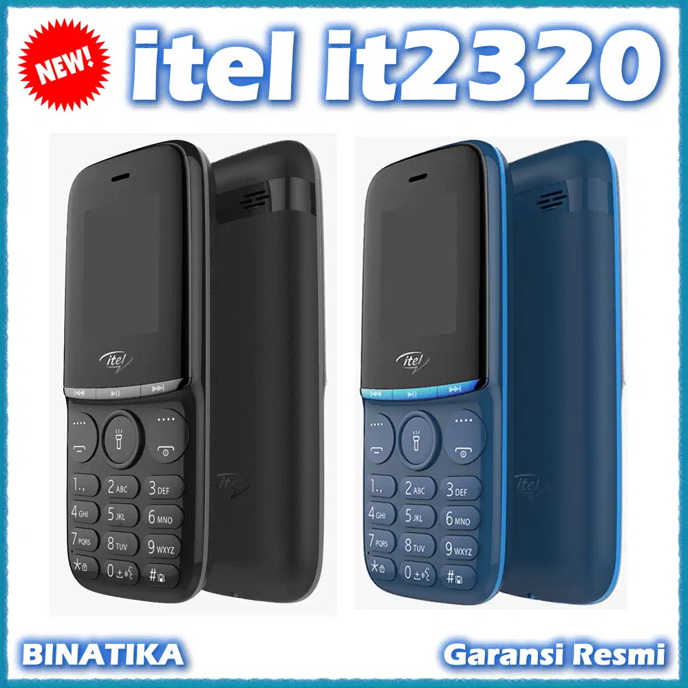 (Baru) HP itel it2320 Dual SIM Camera Garansi Resmi