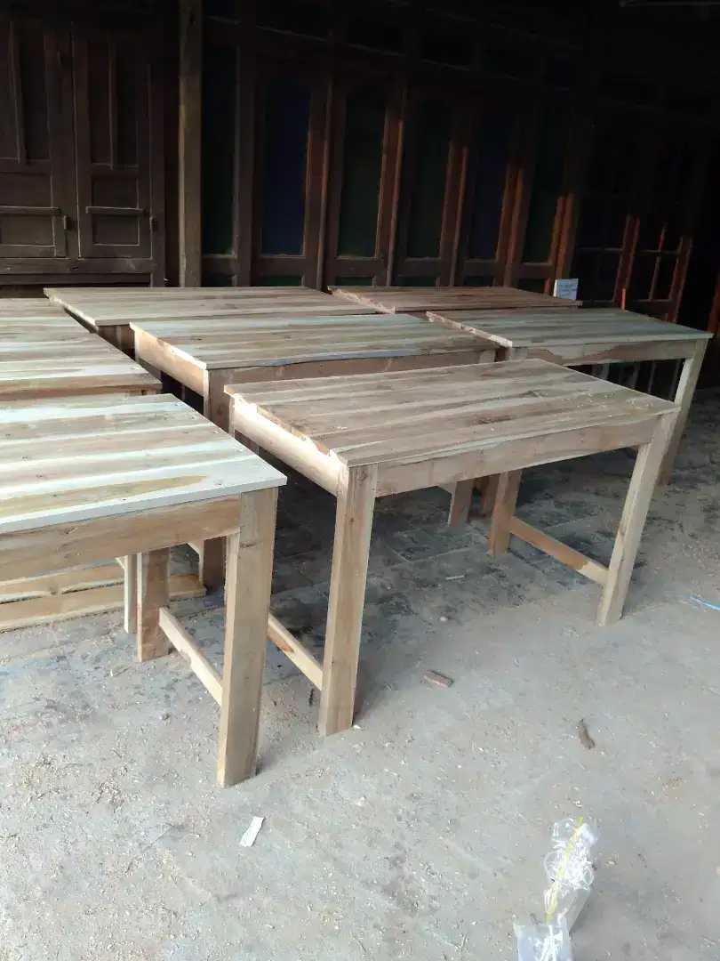 Meja warung kayu jati