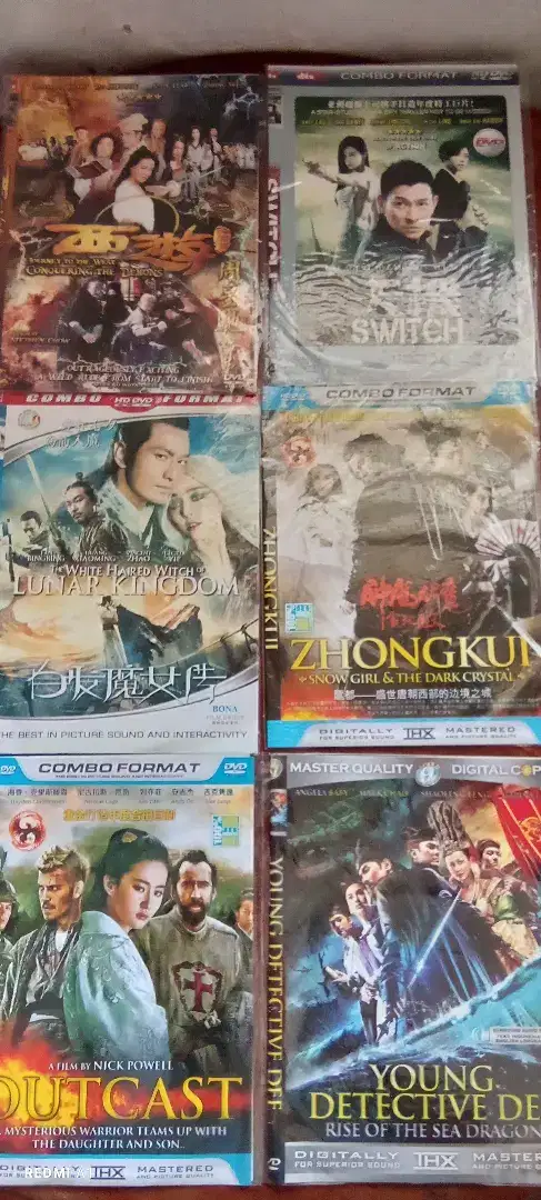 DVD Film Barat dan China