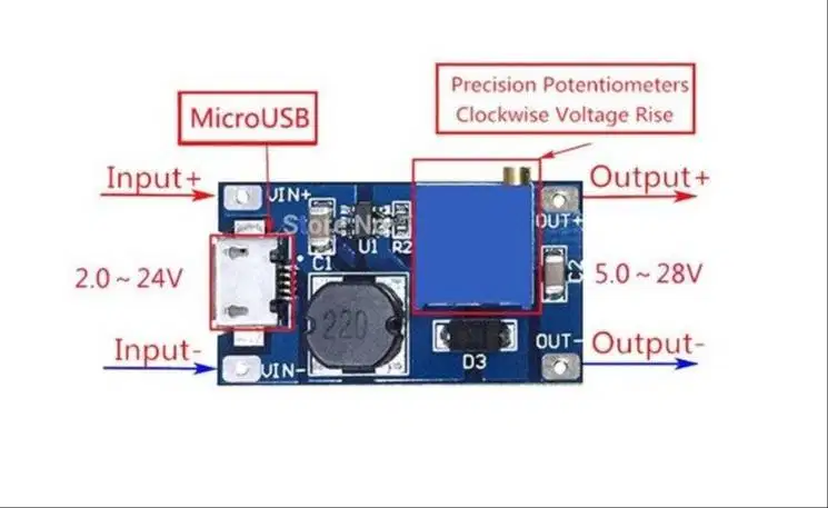 Step Up DC 2A MT3608 Malang Kota Gratis Antar