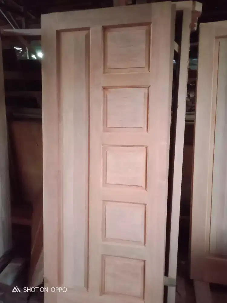 1 set kusen pintu kamar cuma 1 juta kayu meranti